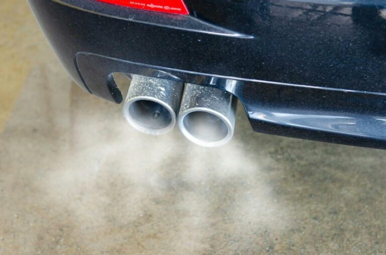 Car exhaust scaled