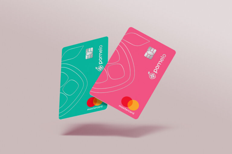 pomelo cards pink green