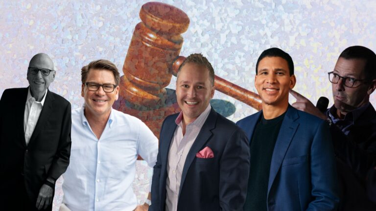 CEOS with gavel
