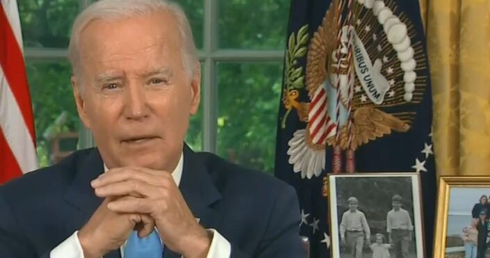 cropped Biden Oval Office address